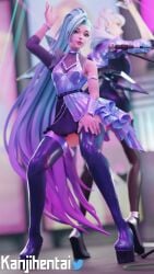 3d 3d_(artwork) blue_eyes blue_hair boots cheesecake3dkpop evelynn high_heels kanjihentai latex league_of_legends long_hair long_legs platform_heels seraphine_(league_of_legends) stockings wedge_heels
shiny_clothing