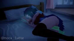 3d animated anon ass balls disembodied_penis doki_doki_literature_club emotionless_sex moca_1atte monika_(doki_doki_literature_club) mp4 multitasking night no_sound penis phone sex skirt tagme uncensored uniform video