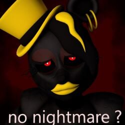 five_nights_at_freddy's five_nights_at_freddy's_4 fnaf meme nightbotgrey nightmare_(fnaf) nightmare_(fnia) no_bitches?_(meme) rule_63