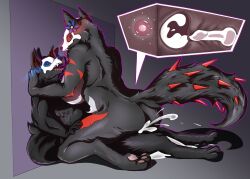 1boy 1girls 2022 abyssal_wolf anthro anthro_on_anthro areola ass big_breasts black_body black_fur blue_eyes bodily_fluids bone breasts butt canid canine claws cum cum_in_pussy cum_in_uterus cum_inside cum_overflow duo excessive_cum excessive_genital_fluids fangs female female_penetrated fluffy fluffy_tail from_front_position fur genital_fluids genitals grey_body grey_fur hi_res impregnation internal knotting lisa_(darkabysaalwolf) looking_pleasured love male male/female male_penetrating male_penetrating_female mammal mastery_position multicolored_body multicolored_fur open_mouth open_smile orgasm orgasm_face ovum penetration penis pussy red_eyes romantic romantic_couple sex silver_(darkabysaalwolf) simple_background skull smile sperm_cell tail teeth tolerain tongue tongue_out two_tone_body two_tone_fur uterus vaginal vaginal_penetration