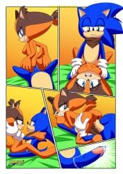 69 69_position anus ass bbmbbf breasts comic comic_page condom cowgirl_position cum cum_in_condom female licking licking_pussy male male/female mobius_unleashed nude palcomix penis pussy sega sentones sex sexy_boom_(comic) sonic_(series) sonic_boom sonic_the_hedgehog sonic_the_hedgehog_(series) sticks_the_badger sticks_the_jungle_badger vaginal_penetration vaginal_sex