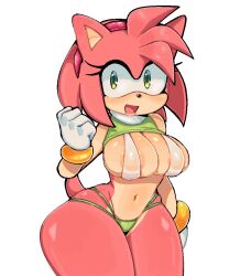 1girls amy_rose anthro ass big_areola big_ass big_breasts big_nipples breasts female female_only hairband hedgehog huge_ass ichig8miruku looking_at_viewer ms_paint nipple_bulge nipples nipples_visible_through_clothing pink_hair pink_skin see-through see-through_clothing sega simple_background smile solo sonic_(series) swimsuit thick_thighs thong thunder_thighs wide_hips