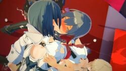 2girls 3d 3d_model 3futas animated audible_creampie blowjob bra_lift bronya_rand chopsticker creampie cum cum_in_pussy cum_inside cum_on_penis female female_ejaculation female_orgasm futa_on_female futanari gangbang honkai:_star_rail honkai_(series) in_bed koikatsu march_7th_(honkai:_star_rail) mp4 natasha_(honkai:_star_rail) panties_aside serval_landau sound spread_legs squirting stealth_sex stelle_(honkai:_star_rail) tagme under_covers video