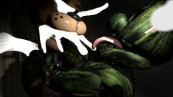 3d_(artwork) big_penis bodily_fluids cum cum_in_mouth cum_inside digital_media_(artwork) ejaculation excessive_cum five_nights_at_freddy's five_nights_at_freddy's_3 genital_fluids genitals hands-free hi_res male_only orgasm orgasm_from_oral penis phantom_freddy_(fnaf) scottgames sculpture source_filmmaker statue tongue tongue_out video_games