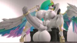 1futa 2022 3d alicorn animal_genitalia animal_penis anthro anthrofied balls big_balls big_breasts breasts digital_media_(artwork) equid equine equine_penis friendship_is_magic futa_only futanari genitals hasbro high_heels horn huge_breasts huge_cock hyper hyper_genitalia hyper_penis intersex looking_at_viewer mammal muscular muscular_futanari my_little_pony naughty_cube penis pony princess_celestia_(mlp) sitting solo spread_legs throne wings wip