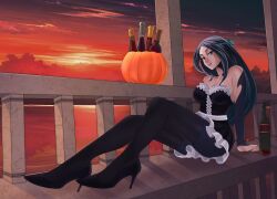 halloween large_breasts maid_uniform pumpkin sadeena tate_no_yuusha_no_nariagari the_rising_of_the_shield_hero xenoulix