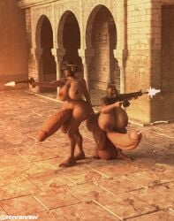 2futas 3d alternate_version_at_source balls barefoot belt big_balls big_breasts big_feet breasts casual crouching cum cumming ejaculation ela_(rainbow_six) erect erect_nipples erection firearm futanari gigantic_penis gigantic_testicles gun half-erect handgun headwear huge_ass huge_balls huge_breasts huge_cock huge_testicles human hyper iq_(rainbow_six) lactation muscular pale_skin penis rainbow_six rainbow_six_siege renrenrew retracted_foreskin rifle shooting suppressor testicles veiny_penis weapon