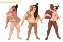 3boys 3girls armpits arms_around_neck ass avatar_legends avatar_the_last_airbender azula big_ass blue_eyes blush breasts brown_eyes brown_hair clenched_teeth completely_nude cronostik curvaceous curvy curvy_female curvy_figure dark-skinned_male dat_ass faceless_male female fire_nation group group_sex hetero human interracial korra large_ass large_breasts legoman legs_up light-skinned_female light-skinned_male looking_back male male/female medium_breasts mother_and_daughter multiple_boys multiple_girls nickelodeon nipples nude nude_female pale-skinned_female pleasure_face ponytail pussy_juice sex shiny_skin soles spread_legs stand_and_carry_position sweat sweatdrop sweating tan-skinned_female tan-skinned_male the_avatar the_legend_of_korra toes ursa_(avatar) vaginal_penetration voluptuous water_tribe