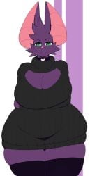 anthro bat big_breasts blazethefox breasts female lacy_(blazethefox) thick_thighs