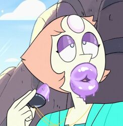 big_lips bimbo bimbo_lips bimbofication cartoon_network cross-eyed dripping edit eyeshadow huge_lips hyper_lips lip_expansion lipstick pearl_(gem) pearl_(steven_universe) purple_eyeshadow purple_lipstick screenshot_edit slopster! steven_universe