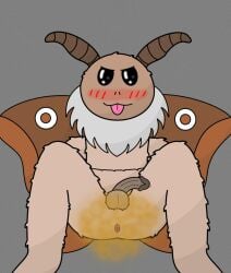 anthro anus ass balls blush fart fart_cloud fart_fetish farting leo_(retromagnetar) lepidopteran lepidopteran_wings male male_only moth penis precum presenting presenting_hindquarters retromagnetar seductive solo sweat sweating sweaty sweaty_balls sweaty_butt tongue tongue_out wings