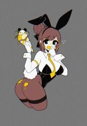 big_ass big_breasts breasts bunny_ears bunny_girl bunnysuit crystalsugarstars female large_breasts