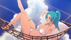 bikini female female_only nefertari_vivi one_piece opalisart sunset tagme