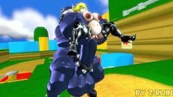 1futa 1girls 3d abdominal_bulge animated big_balls big_breasts big_thighs bowsette chain_chomp duo female futa_on_female futanari high_heel_boots high_heels huge_breasts huge_cock human humanoid humanoid_penis mario_(series) new_super_mario_bros._u_deluxe sfm sound sound_warning source_filmmaker stomach_bulge super_mario_bros. taller_female video z-repture z-ruin