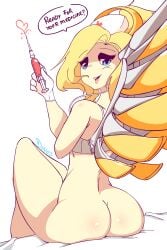 1girls ass blizzard_entertainment color colored diives female light-skinned_female low_res mercy overwatch