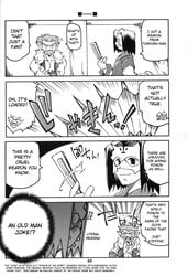 4koma comic english_text hakuoro hard_translated highres monochrome speech_bubble translated utawarerumono