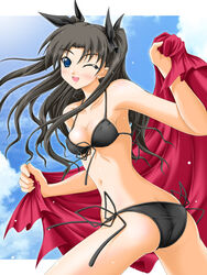 akimoto_dai bikini fate/stay_night fate_(series) solo swimsuit tohsaka_rin