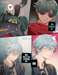 2boys gay hoyoverse lighter_(zenless_zone_zero) tagme wise_(zenless_zone_zero) yaoi zenless_zone_zero