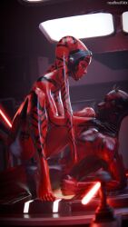 1boy 1boy1girl 1girl1boy 1girls 3d artist_name ass balls biting_lip biting_own_lip black_nails black_tattoo breasts choking choking_while_penetrated cowgirl cowgirl_position darth_maul darth_talon female female_penetrated fist full_body_tattoo glowing_eyes hand_on_another's_neck headpiece horn horns interracial interracial_sex large_breasts lekku lightsaber lip_biting looking_at_another male male_penetrating male_penetrating_female nail_polish nipples red_lightsaber red_skin red_skinned_female red_skinned_male ruadhnait3dx sex sith sith_eyes sith_lady star_wars stomach_bulge tattoo tattooed_arm tattooed_body tattooed_chest tattooed_leg tattooed_shoulder tattoos twi'lek vaginal_penetration vaginal_sex watermark zabrak