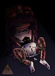 1girls android artist_logo bondage cum cum_in_pussy cum_inside doll_(murder_drones) dubcon dubious_consent female_only murder_drones nulogonepostal pussy rape rope rope_bondage self_upload tape_gag taped_mouth
