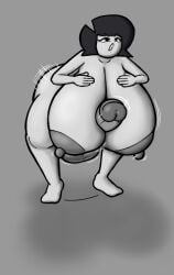 1futa autopaizuri balls breasts breasts_bigger_than_head futanari huge_breasts melissa_(sultryscribz) nipples nude nude_futa penis solo solo_futa sultryscribz tagme thrust_lines thrusting thrusting_into_breasts trans_woman transgender