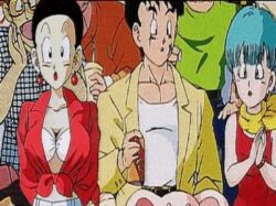 animated bulma_briefs chichi dragon_ball dragon_ball_z edit female gif male milf yamcha