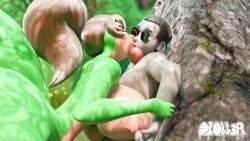 big big_ass big_breasts bimbo bimbo_lips breasts femdom interspecies larger_female licking licking_penis lips lipstick lipstick_on_penis malesub oral penis_kiss size_difference sl0bb3r smaller_male tagme thick tounge video