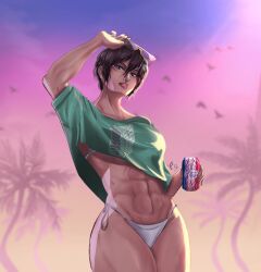 1girls abs absurd_res absurd_resolution absurdres alternate_version_available attack_on_titan bare_midriff belly big_breasts bikini black_eyes breasts brown_hair busty crop_top crossover curvaceous curvy curvy_female curvy_figure exposed_midriff eye_contact female female_focus female_only female_torso fit fit_female front_view glasses glasses_on_head grand_theft_auto grand_theft_auto_vi gta_vi_cover_girl hi_res high_resolution highres holding holding_beverage holding_object jawline large_breasts light-skinned_female light_skin looking_at_viewer looking_down looking_down_at_viewer midriff mikasa_ackerman muscular muscular_female navel pose posing pov_eye_contact reference rockstar_games sharp_jawline shingeki_no_kyojin short_hair simple_background solo solo_female solo_focus stomach sunglasses sunglasses_on_head tagme thick_thighs thighs thong thong_bikini toned toned_body toned_female torso trees voluptuous voluptuous_female