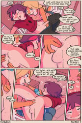 1futa 1girls amphibian anthro comic female flat_chest funkybun furry futa/female futa_on_female futanari intersex intersex/female rabbit rose_(funkybun) sophie_(funkybun) trans_woman transfem