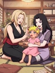 feminine_male feminization humiliation kurenai_yuhi makeup naruto_(series) tsunade
