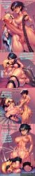 1futa 1girls ai_generated ass ass_focus back back_view balls bare_arms bare_breasts bare_legs bare_shoulders bare_thighs bayonetta bayonetta_(character) bdsm bdsm_outfit bed big_ass big_balls big_breasts big_butt big_penis black_hair blonde_hair blue_eyes butt color comic_strip cum cum_in_pussy cum_inside cumming cumming_while_penetrating english_text female futa futa_on_female gigiti glasses grabbing grabbing_ass hand_on_butt hi_res huge_ass huge_cock imminent_sex large_breasts light-skinned_female light_skin long_hair looking_at_another mario_(series) mask massive_ass massive_penis moaning nintendo nipples nude on_bed on_knees orgasm orgasm_face penetration penile_penetration penis_in_pussy pleasure_face princess_rosalina pussy pussy_juice rope rope_bondage sex slim_waist standing stomach_bulge text thick_thighs trogiai