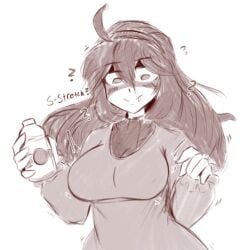 ahe_gao animated big_breasts bra breast_expansion breasts critnuke gif hex_maniac human moomoo_milk nipple_slip nipples_visible_through_clothing pokemon slideshow torn_bra torn_clothes torn_clothing wardrobe_malfunction white_background