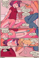 1futa 1girls amphibian anthro comic female flat_chest funkybun furry futa/female futa_on_female futanari intersex intersex/female rabbit rose_(funkybun) sophie_(funkybun) trans_woman transfem