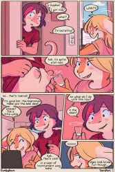 1futa 1girls amphibian anthro comic female flat_chest funkybun furry futa/female futa_on_female futanari intersex intersex/female rabbit rose_(funkybun) sophie_(funkybun) trans_woman transfem