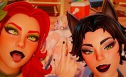 3d 3d_(artwork) 3d_model 3d_render areola areolae artist_name ass ass_focus ass_grab ass_up beach black_lipstick blender blender_(software) boobs breasts breasts_out catwoman_(fortnite) clothing female female_focus fortnite frameflare harley_quinn_(fortnite) lesbian mature mature_female naked naked_female nipples nsfw nude nude_female oiled_body patreon patreon_username poison_ivy_(fortnite) pussy summer thick_ass thick_thighs thighhighs thighs wet wet_body wet_pussy wet_skin white_body