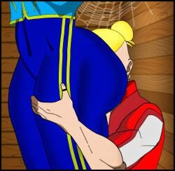 2025 2d ass_focus ass_grab big_ass big_thighs chun-li chun-li_(fortnite) face_in_ass huge_butt muscle_butt smothering smothering_ass street_fighter street_fighter_alpha_3