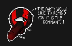 1984_(book) anthro countryhumans countryhumans_girl ingsoc ingsoc_(polcompball) male_only penis polcompball smooth_skin sweating throbbing_penis unknown_artist