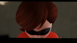 blowjob bodysuit cum_inside elastigirl fellatio female handjob helen_parr long_video longer_than_one_minute male mask penis pixar pov redmoa spanish_dialogue spanish_text tagme the_incredibles video