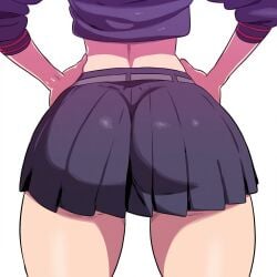 1girls ai_generated ass ass_focus big_ass female female_only huge_ass kill_la_kill matoi_ryuuko mullon novelai school_uniform skirt solo solo_female solo_focus that_ass_was_fat