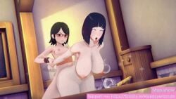 boruto:_naruto_next_generations cuckold futa_on_female futanari hyuuga_hinata milf naruto naruto_(series) ntr sarada_uchiha small_futa yuri