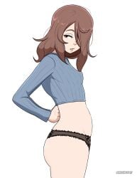 1girls ass big_ass lilith_(mkairos47) mkairos47 oc perky_breasts sleepy thick_thighs