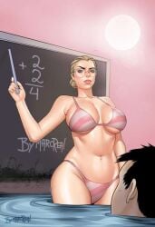 big_thighs bikini blonde_female brazil brazilian_female breasts dona_marocas female teacher turma_da_monica