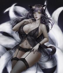 ahri from league of legends by lohel