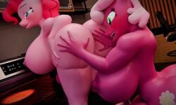 3d 3d_animation animated anthro big_breasts cheerilee_(mlp) cum cum_leaking eating_ass face_in_ass futa_on_futa futanari horsecock kitchen magicalmysticva moaning multiple_futa my_little_pony pinkie_pie_(mlp) rimming sound sound_effects tagme tomixp video voice_acted