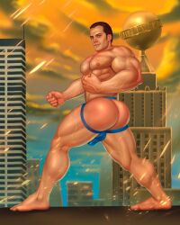 1boy actor ass big_ass celebrity clark_kent dc dc_extended_universe flexing henry_cavill in_character jockstrap kal-el looking_at_viewer male male_only muscles muscular muscular_male posing superman thick_thighs zharts