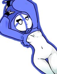 blue_hoodie breasts countryhumans countryhumans_edit countryhumans_girl edit edited finland_(countryhumans) hoodie pussy showing_breasts submissive submissive_female traced white_body