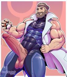 professor turo from pokemon by wolfshirtart