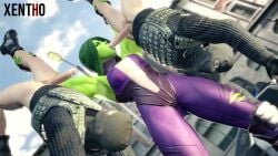 1girls 2boys 3d amazon_fellatio animated artist_name big_penis blowjob boots bottomless bottomless_male criminal defeated_villain epic_games fellatio female female_focus femdom fortnite fortnite:_battle_royale green-skinned_female green_hair green_skin helpless_male holding_legs hulk_(series) large_penis larger_female light-skinned_male light_skin male malesub marvel marvel_comics mask masked masked_male muscles muscular_female oral penis questionable_consent sfm she-hulk she-hulk_(fortnite) size_difference ski_mask sound straight superhero_costume suspended_fellatio suspension tagme upside-down video xentho