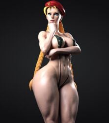 1girls 3d big_thighs blonde_female blonde_hair bottom_heavy braids cammy_white cammy_white_(fortnite) capcom fortnite hourglass_figure huge_thighs large_thighs long_braid long_hair muscular_female muscular_thighs sling_bikini small_waist sole_female street_fighter swimsuit thick_thighs thighs thin_waist thunder_thighs thunderthighs wide_hips wotm8h8