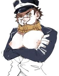 breasts golden_kamuy male_only sugimoto_saichi tagme